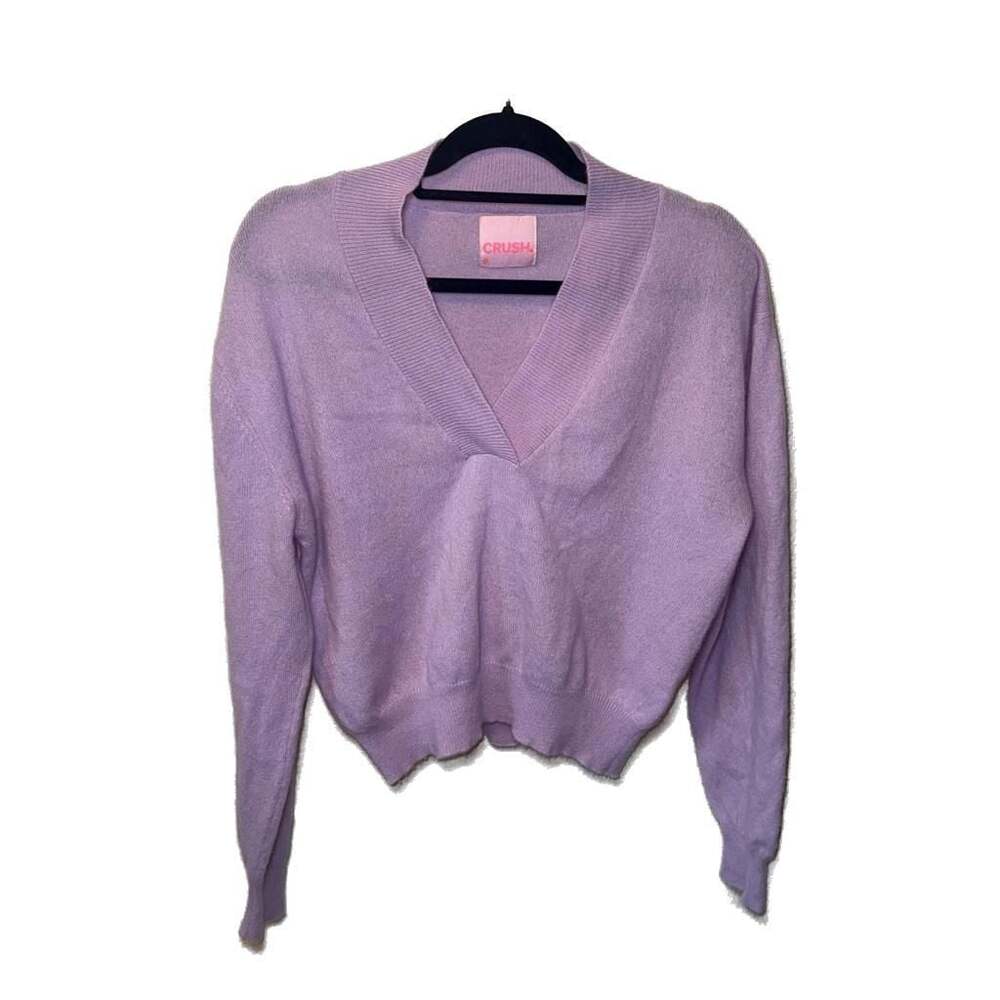 Crush Pure Cashmere Sweater in Lilac